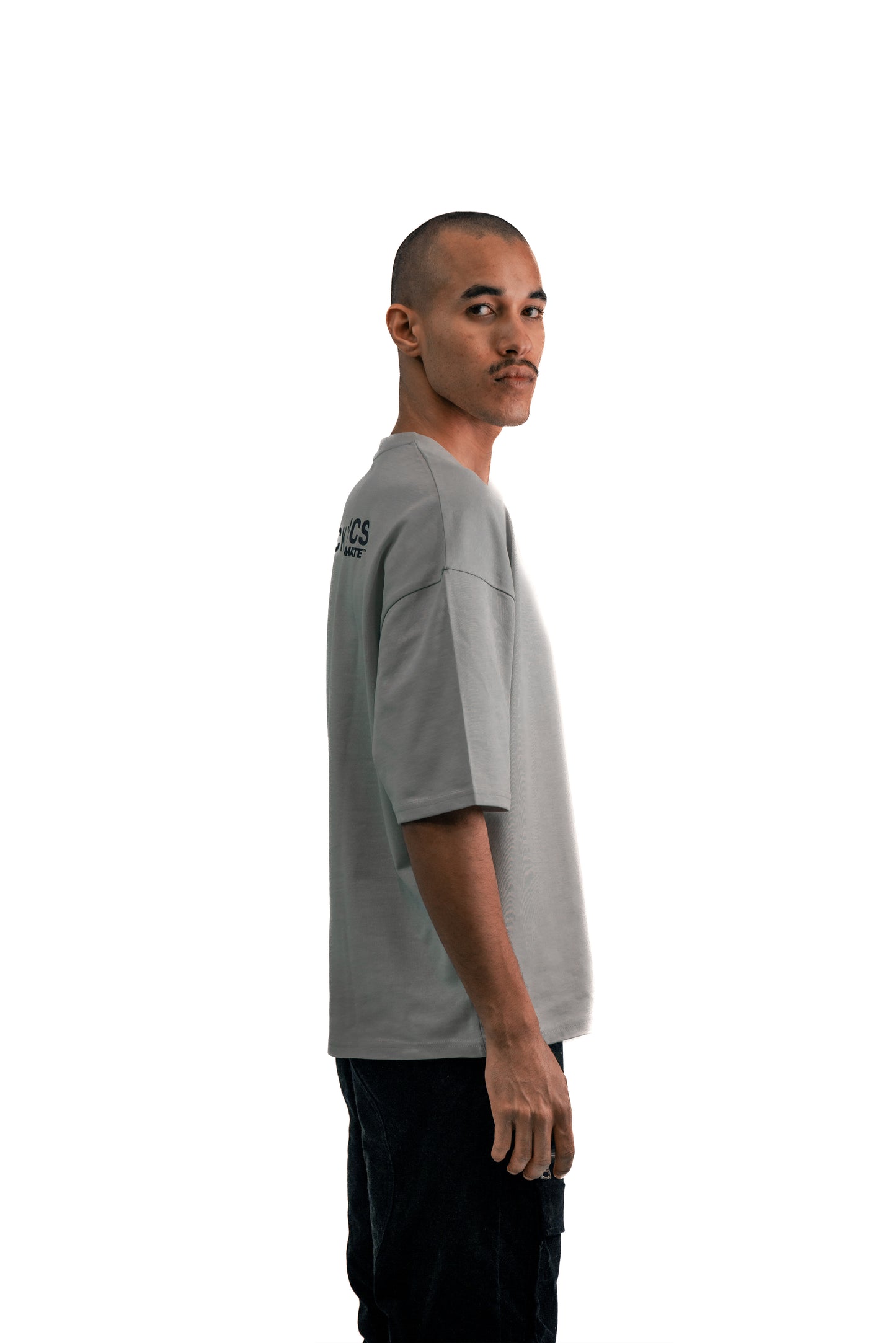 Oversize Shirt Grau