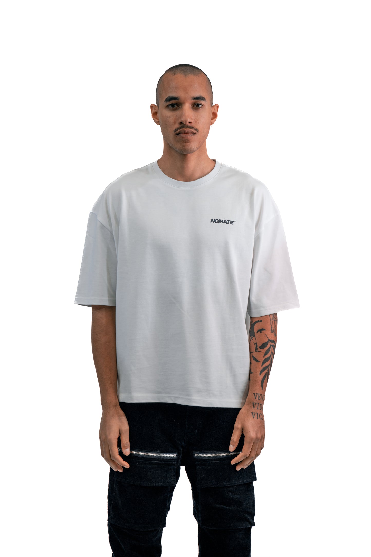 Oversized overhemd wit