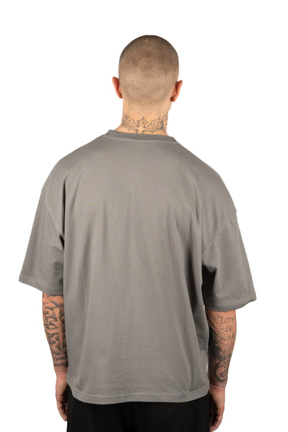 OVERSIZE TEE DARK GREY 