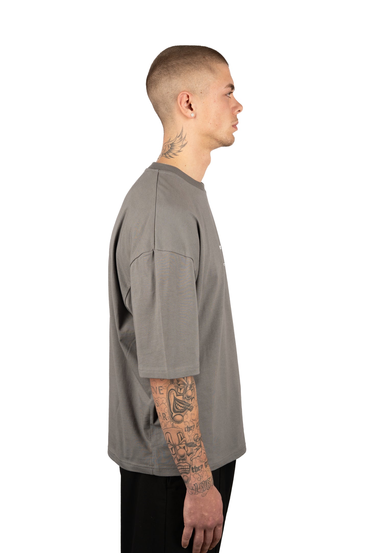 OVERSIZE TEE DARKGREY