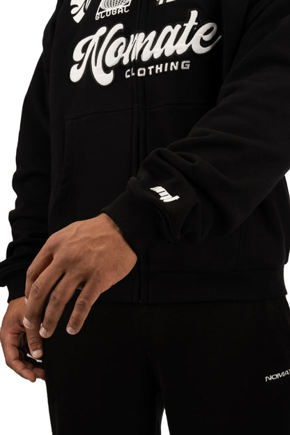 NOLIMITS ZIP HOODIE BLACK