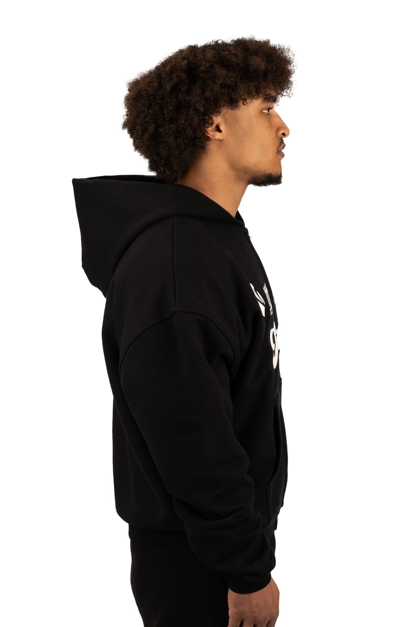 NOLIMITS ZIP HOODIE BLACK